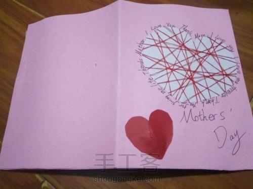 母亲节的立体贺卡制作手工diy过程图解怎么做母亲节立体贺卡最好看