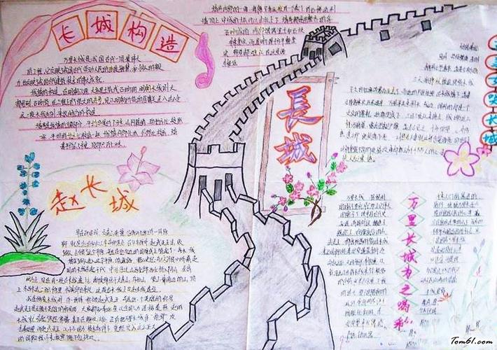 长城手抄报版面设计图8手抄报大全手工制作大全中国儿童资源网