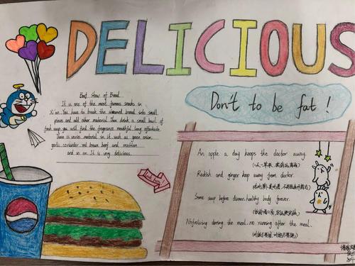 英语手抄报可爱食物四年级英语食物手抄报三年级英语食物手抄报英语手