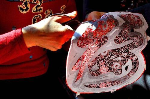 潮汕剪纸 中国传统民间手工工艺 非物质文化保护遗产