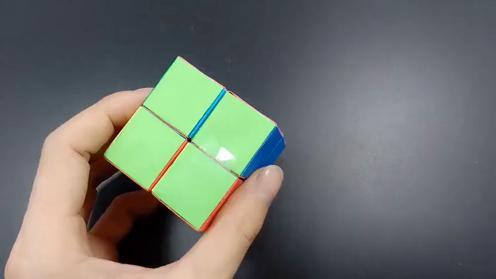视频描述欢乐解压手工折纸教学 3分钟做一个折纸玩具2阶魔方够