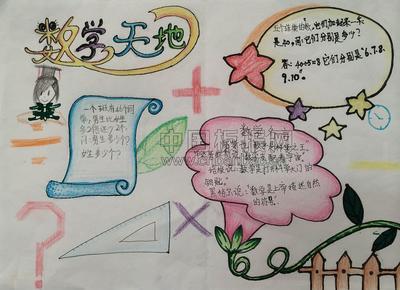 龙泉小学二年级下册数学手抄报二年级下册手抄报