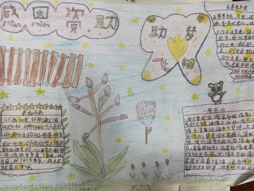 助梦飞翔手抄报比赛活动集锦 写美篇  为丰富同学们的校园文化生活