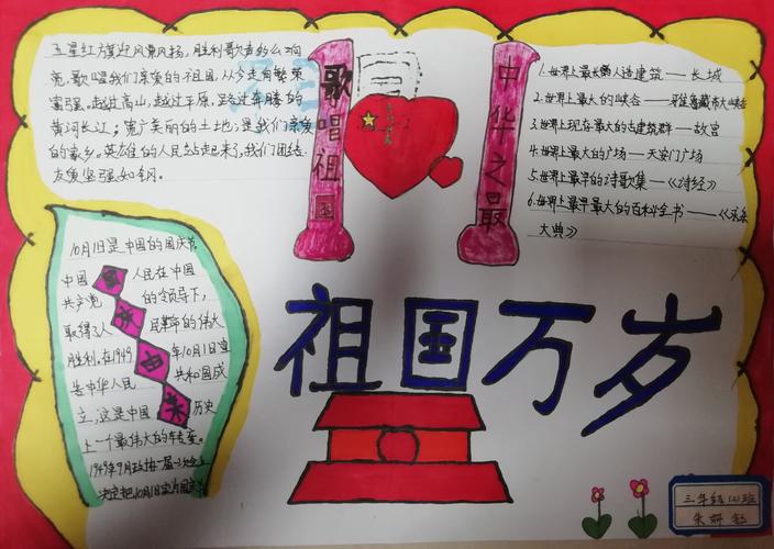 主题手抄报紫薇小学三年级二班 写美篇         为了加强爱国
