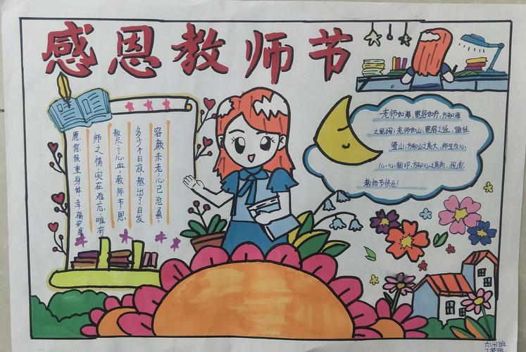 利通区第十小学教师节手抄报及绘画作品展示童心童画 第一期