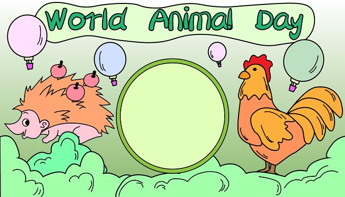 世界动物日英文手抄报大全世界动物日的手抄报怎么画