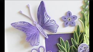 手工折纸教你用大头针做个立体的蝴蝶装饰墙面贺卡礼盒都很漂亮