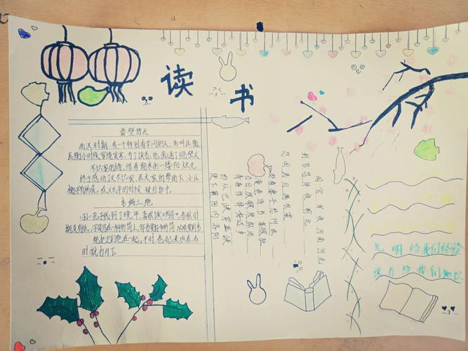 变得有温度记泗洪姜堰实验学校双语阅读月六年级手抄报评比活动
