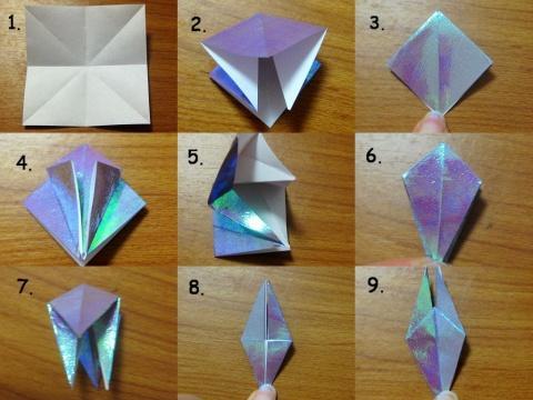 简单的儿童折纸千纸鹤方法教程