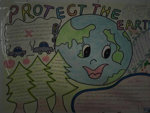保护地球手抄报英语保护地球手抄报英语版