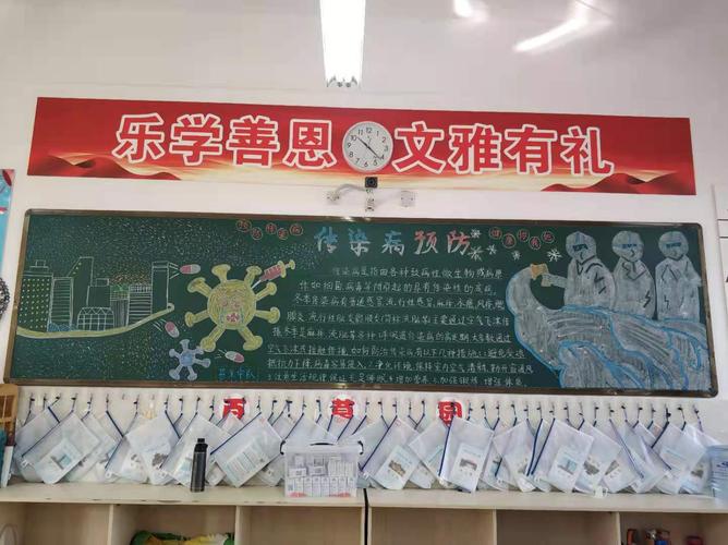 记亳州市第一小学四年级主题黑板报评比活动 写美篇可增强人体抗寒