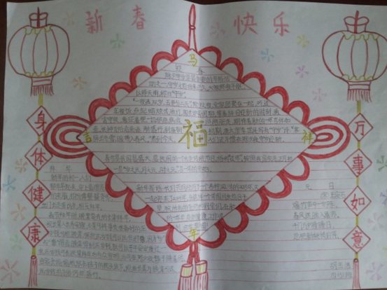 关于关于春节的手抄报的图片二
