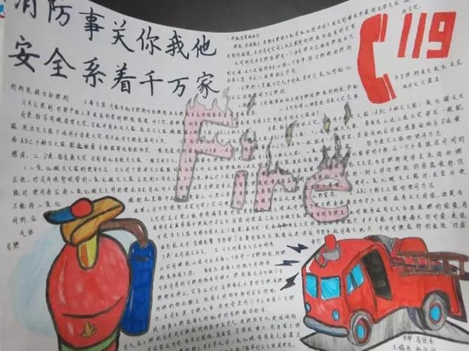 6月10日集宁区消防救援大队举办了以消防安全为主题的亲子手抄报展示