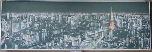 看完这些黑板报之神的作品觉得自己当年在学校简直白画了