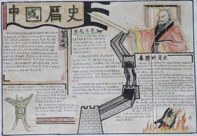 中国的 历史手抄报图片 中国古代明君手抄报中国古代历史的手抄报关于