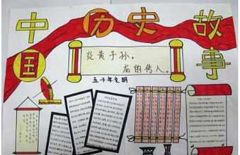 中国历史的手抄报关于历史书器上的手抄报 积极向上的手抄报瑞文网