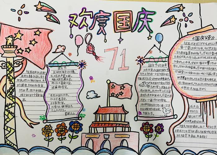 手抄报优秀作品展 写美篇       国庆节是中国的重大节日为庆祝