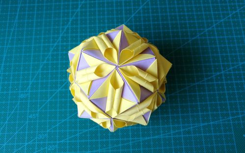 折纸花球视频