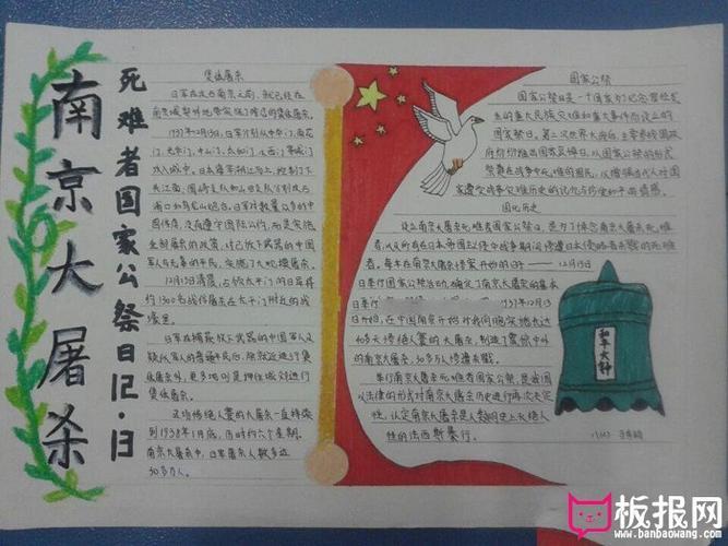 11月27日重庆大屠杀手抄报1127手抄报