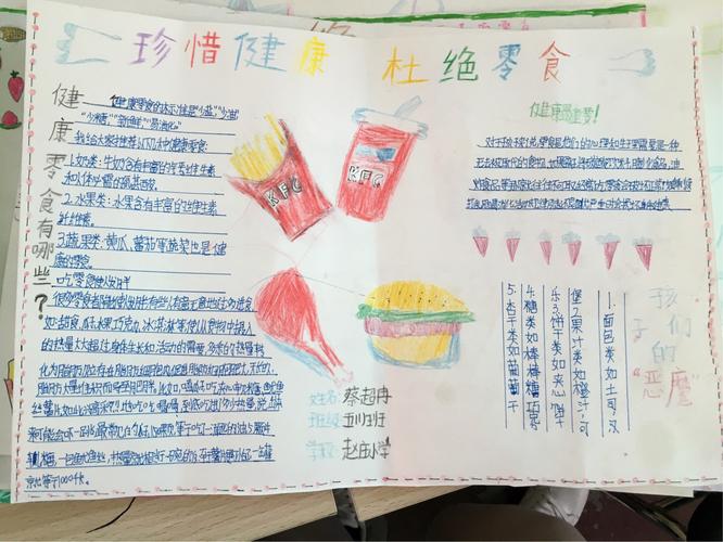 其它 五年级1班食品安全手抄报 写美篇   民以食为天食品安全关乎