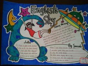 小学六年级英语手抄报-在线图片欣赏-图客娱乐-tukexw