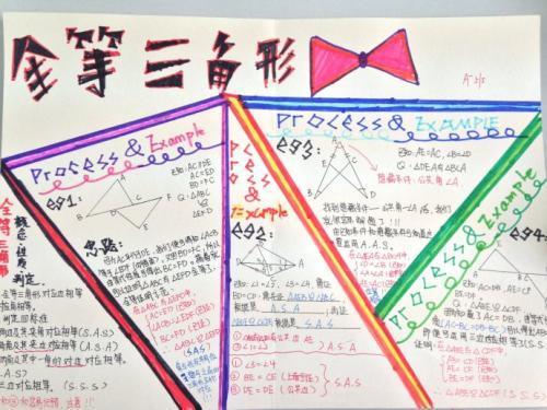 二年级数学三角形手抄报 二年级数学手抄报-蒲城教育