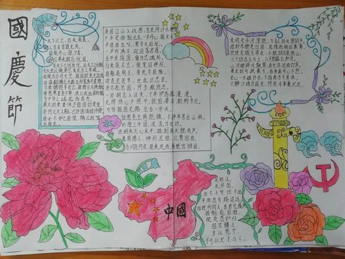 六1班迎国庆系列活动之手抄报 写美篇为了庆祝新中国成立71周年