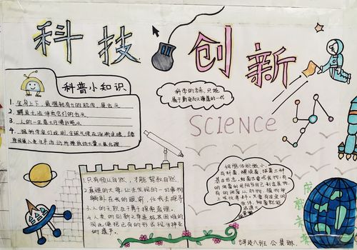 圆强国梦科技手抄报 写美篇为全面提升我校师生科学素养创新精神和