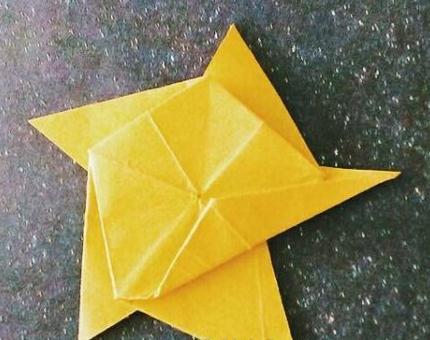 怎样折一个五角星儿童折纸图解教程-折纸大全-51kb简单的折纸五角星