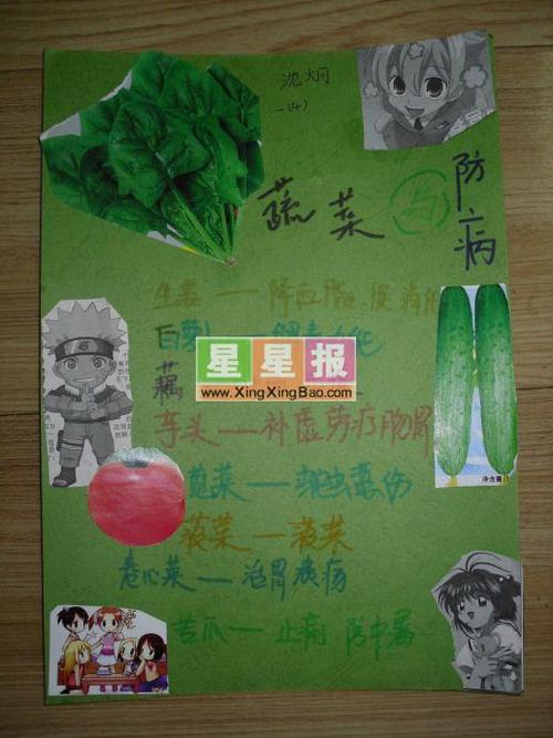 简单蔬菜手抄报内容蔬菜水果手抄报图片简单又漂亮一年级蔬菜手抄报