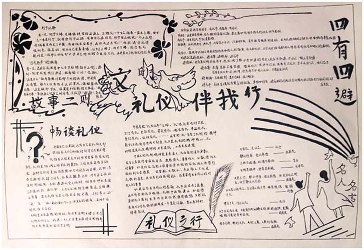 最新的文明礼仪手抄报欣赏 扬州因你而文明16图 - 趣客厅