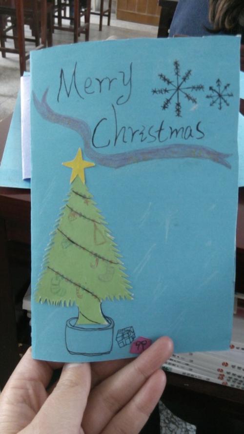 堆糖-圣诞节快到了帮朋友坐的贺卡来自周小小小胖的图片分享-堆糖