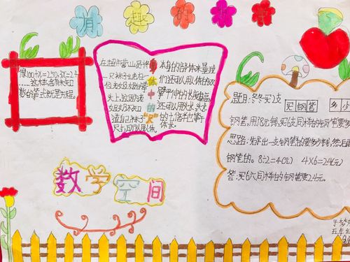 其它 乌庙小学数学手抄报 写美篇为了使学生爱上数学学好数学让学生