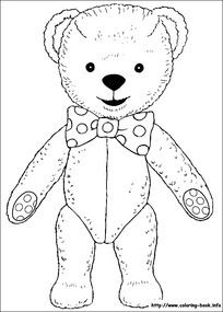 幼儿简笔画泰迪熊
