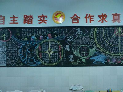 图课堂纪律黑板报日前郑州二十四中进行了道德课堂黑板报评比以此提升