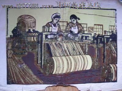 纺织女工头像素描黑板报 黑板报图片素材
