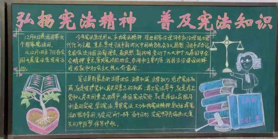 江淮重工于12月6日开展了以弘扬宪法精神为主题的黑板报展示及评选