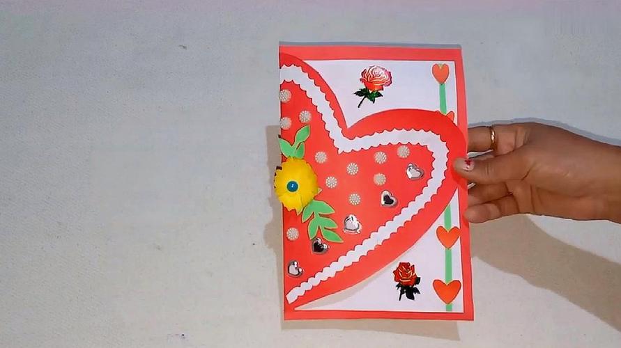 怎么做元旦贺卡最漂亮简单教你做一个爱心贺卡送给最爱的ta