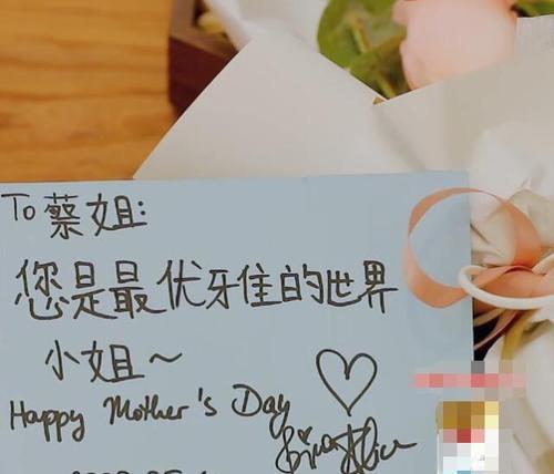 原创吉娜为姐姐们买花写贺卡看到她亲手写的中文字体怕不是个天才吧