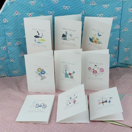 文教 文化用品 贺卡 热销韩国创意 对折贺卡批发 祝福六一卡片 儿童节