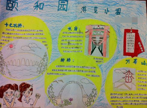 关于颐和园的手抄报-在线图片欣赏颐和园手抄报