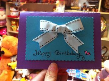 节礼物鼠年贺卡中国风送男女定制立体小卡片卡片生日礼物卡片生日礼物