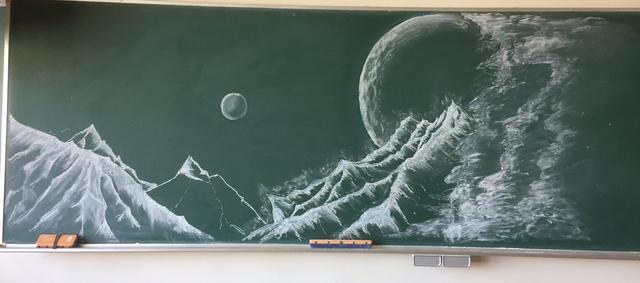 日推日本毕业季 老师粉笔黑板报当礼物 网友求同款老师