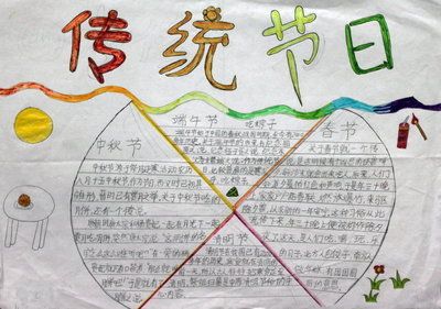 我国各传统节日的手抄报 传统节日的手抄报-蒲城教育文学网