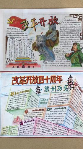 深圳市改革开放40周年手抄报 70周年手抄报-蒲城教育文学网