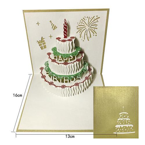 生日礼物母亲创意情人节立体剪纸贺卡2016生日立体卡创意3d祝贺卡剪纸