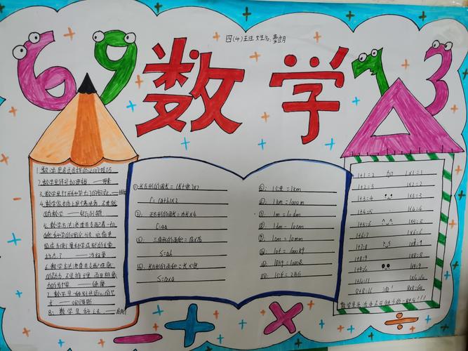 记南京路新城实验小学四年级生活中的数学手抄报活动 写美篇