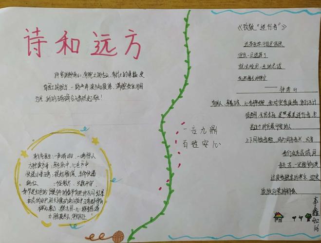 朔州市第六中学诗和远方手抄报