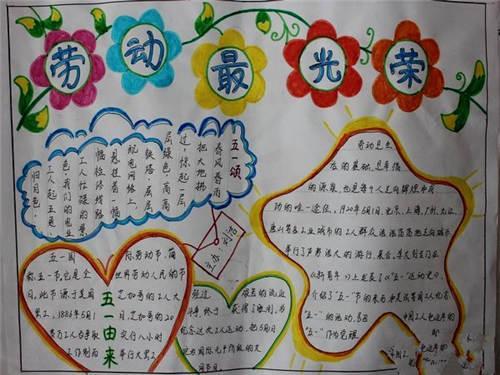 劳动节手抄报六年级下册 -蒲城教育文学网