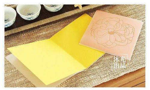 韩版创意纸折叠花朵烫金贺卡 生日祝福感谢卡 情人教师节贺卡-胶胶